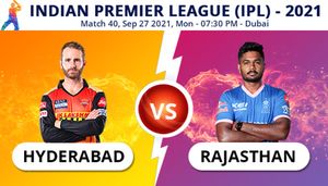 IPL 2021: SRH vs RR, Match 40 Toss, Playing XIs: Rajasthan Royals elect to bat against Sunrisers Hyderabad