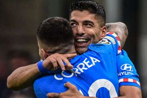 Milan 1-2 Atletico Madrid: Suarez strikes at the death to down 10-man Rossoneri