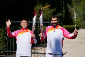 Beijing Winter Olympics flame lit in Greece amid protests