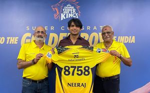 Chennai Super Kings honour Tokyo 2020 gold medallist Neeraj Chopra