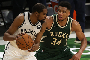 Giannis braced for Durant battle in Bucks-Nets opener: Nobody in this world can slow down KD