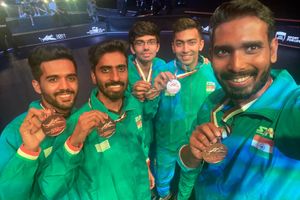 Asian Table Tennis Championships: India finish with two bronze medals in men's doubles