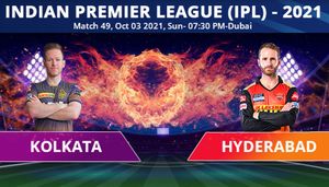 IPL 2021: KKR vs SRH, Match 49 Toss, Playing XI: Sunrisers Hyderabad opt to bat against Kolkata Knight Riders