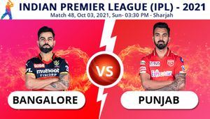 IPL 2021: RCB vs PBKS, Match 48 Toss, Playing XI: Royal Challengers Bangalore opt to bat against Punjab Kings