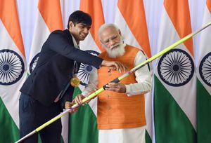 Neeraj Chopra's javelin goes for Rs 1.5 crore