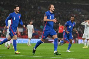 England 5-0 Albania: Kane hat-trick puts Three Lions on brink of qualifying for 2022 World Cup