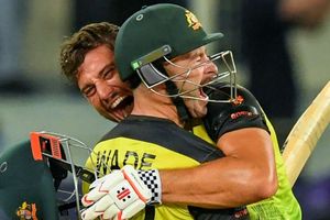 T20 World Cup: Wade completes another epic chase to set up Australia-New Zealand final