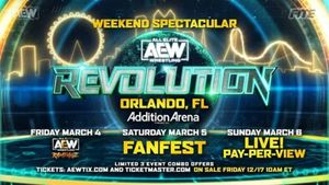 AEW Revolution 2022 PPV officially announced; Rampage card set