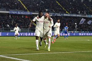Empoli 2-4 Milan: Rossoneri surge into second