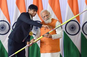 Prime Minister Narendra Modi lauds Neeraj Chopra for motivating young students on sports, fitness