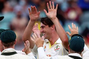 Ashes: Pat Cummins four-wicket burst helps Australia gain control over England at Hobart