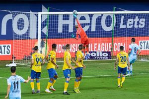 ISL 2021-22: KBFC 1-0 HFC: Vazquez goal helps Kerala end Hyderabad's unbeaten run to move top of the table