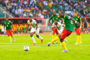 Cameroon 2-1 Burkina Faso: Aboubakar penalty double gets hosts off to winning AFCON start