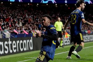 Atletico Madrid 1-1 Manchester United: Substitute Elanga snatches first-leg draw