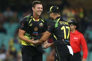 Australia cling on for super-over victory despite Nissanka heroics