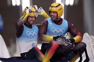 Winter Olympics: Germany jump to top of medal table after 'indescribable' luge hat-trick