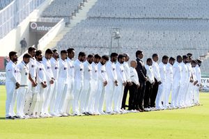 India-Sri Lanka cricketers wear black armbands in Mohali to pay respects to Shane Warne, Rodney Marsh