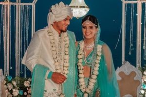 Rahul Chahar gets married to longtime girlfriend Ishani Johar in a destination wedding in Goa