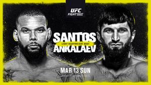 UFC Vegas 50: Santos vs. Ankalaev fight card, date, start time in India, telecast and live streaming info