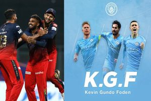 KGF fever hits sporting world - From RCB link up to Manchester City viral post