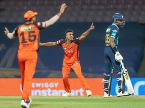 IPL 2022: Hardik Pandya hits first half-century as skipper as Titans reach 162/7 against Sunrisers