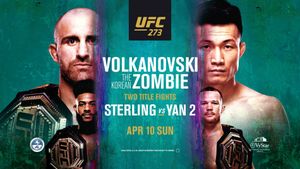 UFC 273: Volkanovski vs. The Korean Zombie fight card, date, timings in IST, telecast & live streaming info