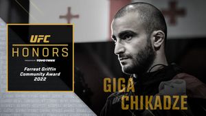 UFC featherweight Giga Chikadze named 2022 recipient of Forrest Griffin Community Award