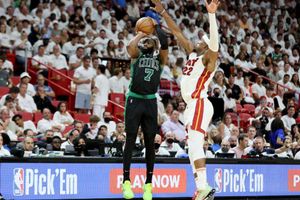 A tale of two halves as Jaylen Brown lifts Celtics to crucial Game 5 win against the Heat
