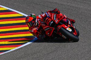 German GP: Bagnaia shines with new lap record at Sachsenring