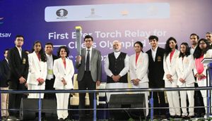 Historic Chess Olympiad torch relay covers over 20 cities across India