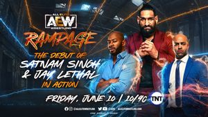 AEW Rampage: Indian-origin Satnam Singh’s debut match announced; Dynamite card set