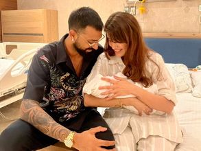 Wishes pour in as Krunal Pandya, wife Pankhuri announce birth of son Kavir