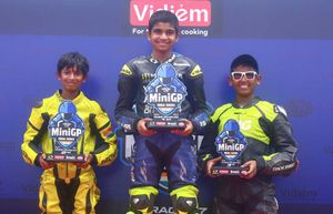 FIM MiniGP World Series India 2022: Triple crown for Jinendra Sangave