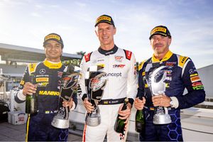 Podium class finish for Arjun Maini and team HRT