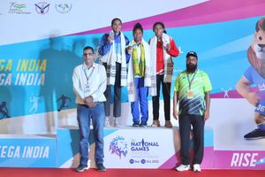 National Games round-up: Nine Games records broken in athletics; Mirabai, Bhavani, Elavenil win gold