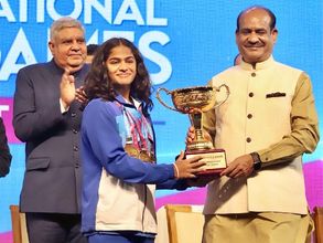 National Games: Medal minters Sajan and Hashika secure Best Athlete Awards