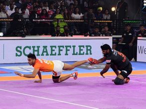 PKL: Puneri Paltan vs U Mumba, Highlights: Raiders Inamdar, Goyat lead Paltans to first win in Season 9