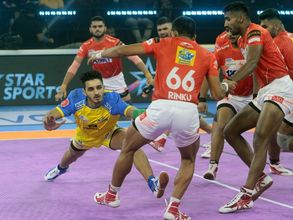 PKL Season 9: Tamil Thalaivas vs Gujarat Giants, Highlights: Thalaivas, Giants play out nail-biting tie
