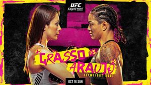 UFC Vegas 62: Grasso vs. Araujo fight card, date, start time in India, telecast and live streaming info