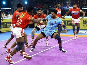 PKL: Gujarat Giants vs UP Yoddhas, Highlights: Ranjit, Rakesh power Gujarat to thrashing win