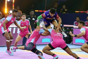 PKL 2022: Jaipur Pink Panthers endure late scare to hold off Dabang Delhi K.C. in a thriller
