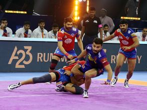 PKL: Dabang Delhi vs UP Yoddhas, Highlights: Pardeep Narwal sets the stage on fire as UP decimate Delhi