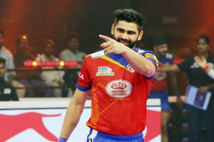 PKL: Pardeep Narwal's superlative performance helps UP Yoddhas clinch thrilling victory