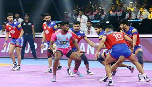 PKL: Arjun Deshwal powers Jaipur Pink Panthers to big win over UP Yoddha, Wins for Delhi, Hyderabad