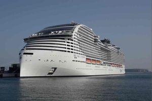 Qatar 2022: Unique hospitality experience; MSC World Europa floating hotel docks at the Doha Port