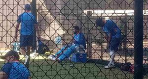 Rohit Sharma escapes serious injury after being hit on hand at nets in Adelaide