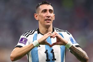 Angel Di Maria celebrates Argentina triumph with giant World Cup tattoo