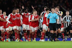 Arsenal hit with £40,000 fine over players' reaction to incident in Newcastle draw