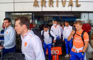 Hockey World Cup 2023: Netherlands team receive warm welcome on arrival in Bhubaneswar