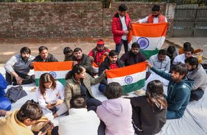 Wrestlers stage protest against WFI President's 